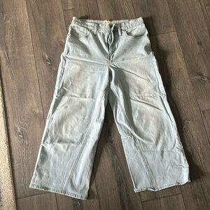 Madewell wide leg crop